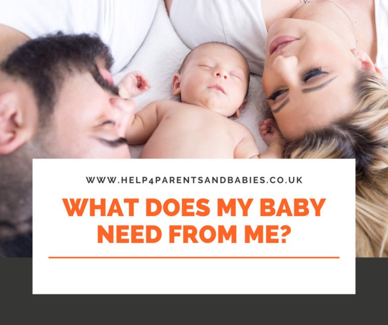 What does my baby need from me?
