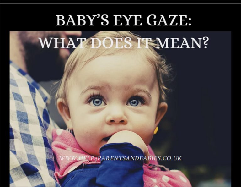 Baby’s eye gaze: what does it mean?
